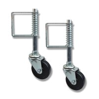 2 x Schartec Spring-Loaded Gate Wheel up to 100 kg