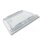 White metal access panel with key different sizes