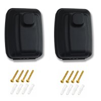 2-Set Schartec Key Safe Box with Push-Button Code & Cover – Key Lock Box for Wall Mounting