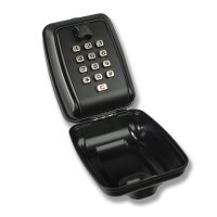 2-Set Schartec Key Safe Box with Push-Button Code & Cover – Key Lock Box for Wall Mounting