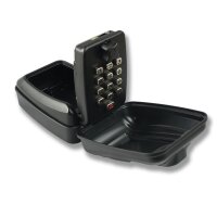 2-Set Schartec Key Safe Box with Push-Button Code & Cover – Key Lock Box for Wall Mounting