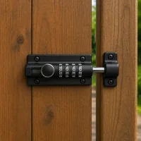 2 x Schartec Door Bolt with Combination Code – Mechanical Gate Lock