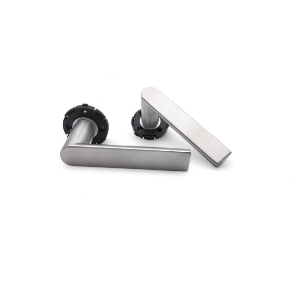 Dalia Stainless Steel Door Handle in Silver