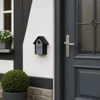 2-Set Schartec Key Safe Box with Code – House-Shaped Key Lock Box for Wall Mounting