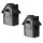2-Set Schartec Key Safe Box with Code – House-Shaped Key Lock Box for Wall Mounting