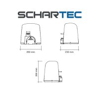 Schartec Jet 600 Sliding Gate Opener