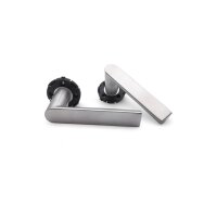 Dalia WC Lever Handle Set in Silver