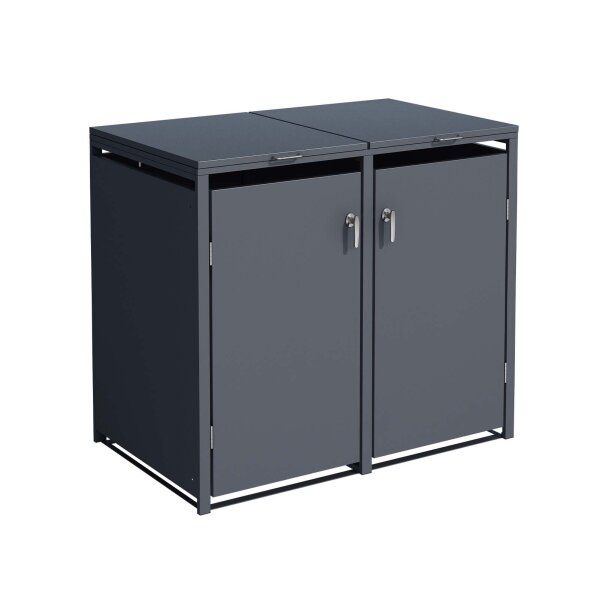 Schartec Wheelie Bin Box Anthracite SMB2-2