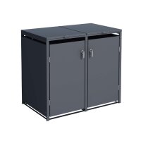 Schartec Wheelie Bin Box Anthracite SMB2-2