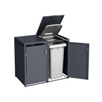 Schartec Wheelie Bin Box Anthracite SMB2-2