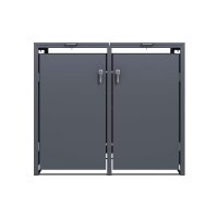 Schartec Wheelie Bin Box Anthracite SMB2-2