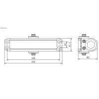 Schartec Door Closer D503 for 45–65 kg