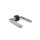 Avery Stainless Steel Door Handle in Silver