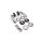 Kerry Stainless Steel Door Handle in Silver