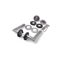 Avery WC Lever Handle Set in Silver
