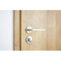 Avery WC Lever Handle Set in Silver