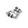 Avery WC Lever Handle Set in Silver