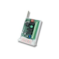Schartec 4-Channel Universal Wireless Receiver Set incl. 2 Remote Controls