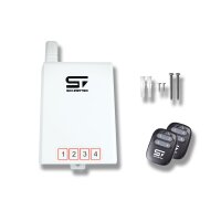 Schartec 4-Channel Universal Wireless Receiver Set incl. 2 Remote Controls
